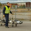 moving the rocket to the test site, rocket launch, copenhagen suborbitals, session299