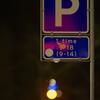 parking sign, Peter Enig, 200mm F2.0, session443