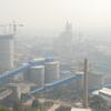 china, linfen, Powerplant under construction in taiyuan, China, places